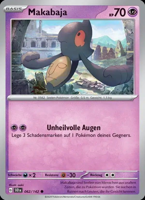 Makabaja 062/142 – Pokémon Stellarkrone Karte