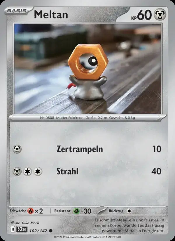 Meltan 102/142 – Pokémon Stellarkrone Karte