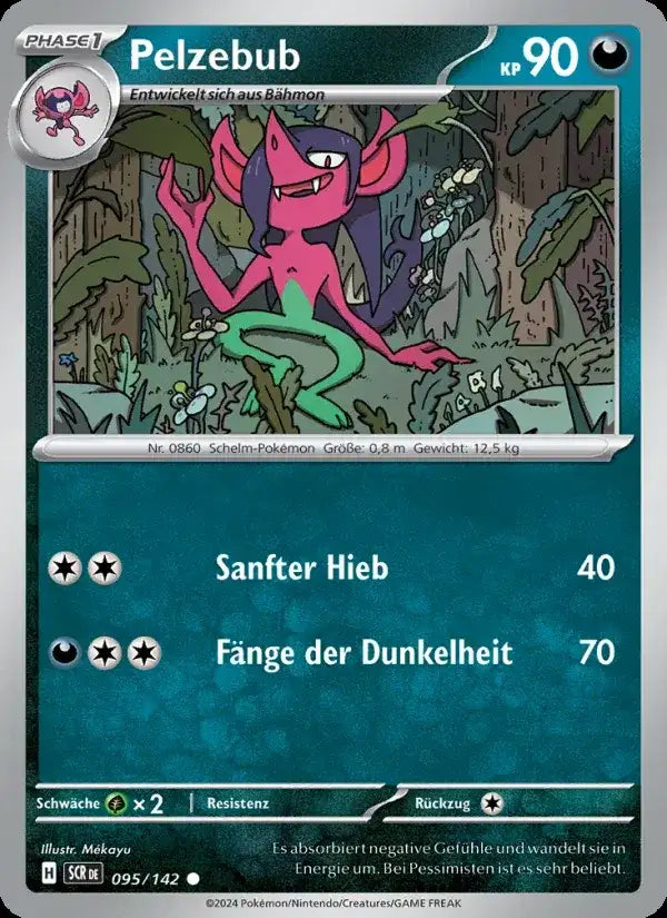 Pelzebub 095/142 – Pokémon Stellarkrone Karte