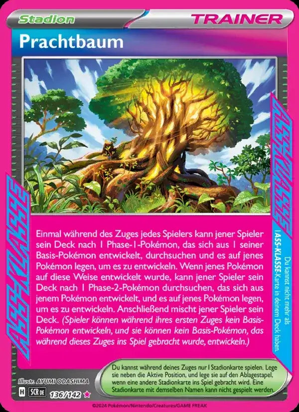 Prachtbaum 136/142 – Pokémon Stellarkrone Karte