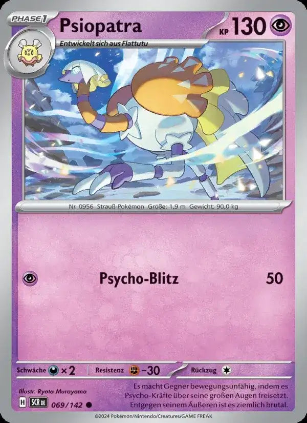 Psiopatra 069/142 – Pokémon Stellarkrone Karte
