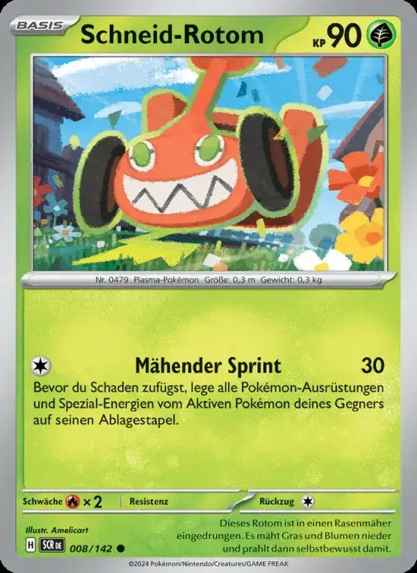 Schneid rotom 008/142 – Pokémon Stellarkrone Karte