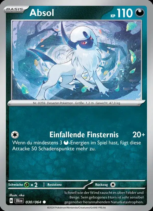 Absol 030/064 – Pokémon Nebel der Sagen Karte