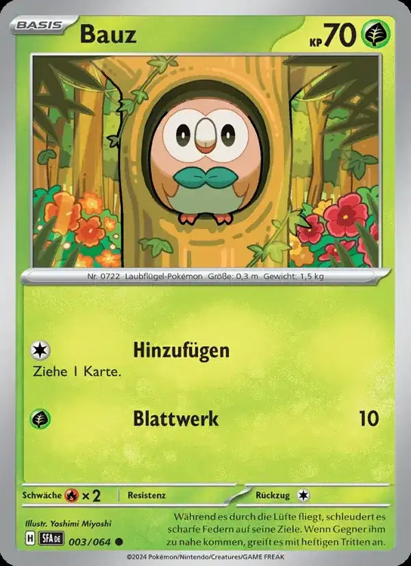 Bauz 003/064 – Pokémon Nebel der Sagen Karte