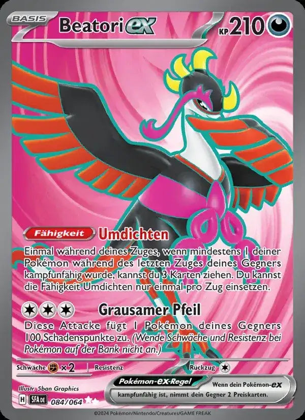 Beatori ex 084/064 – Pokémon Nebel der Sagen Karte