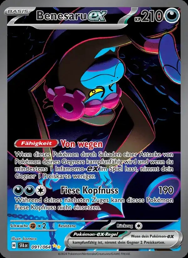 Benesaru ex 091/064 – Pokémon Nebel der Sagen Karte