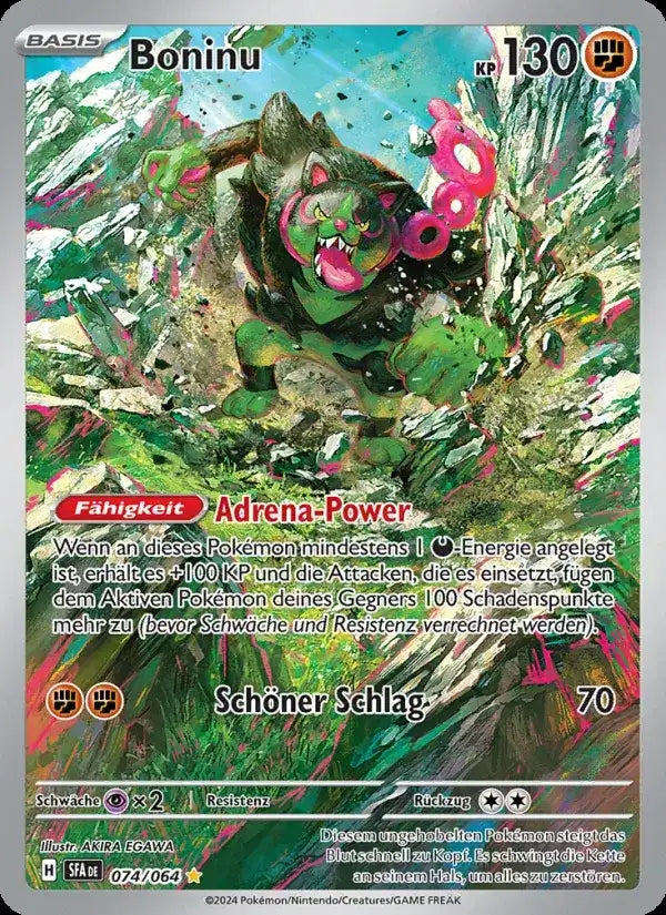 Boninu 074/064 – Pokémon Nebel der Sagen Karte