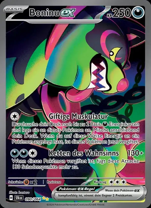 Boninu ex 090/064 – Pokémon Nebel der Sagen Karte