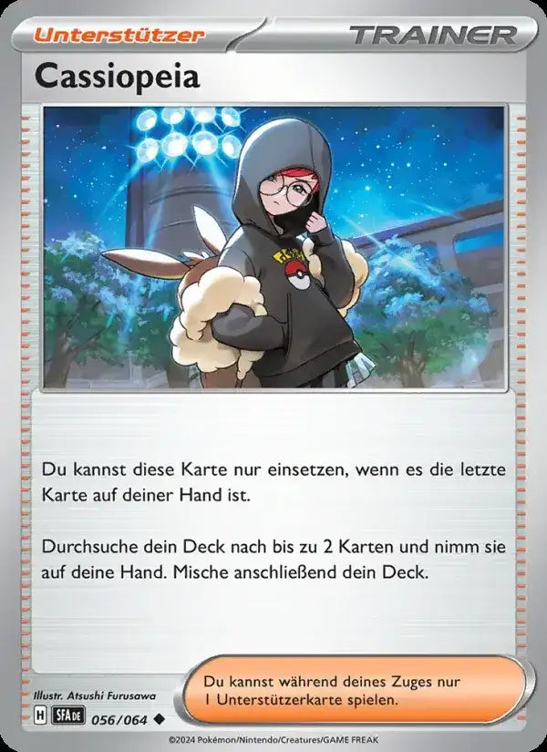Cassiopeia 056/064 – Pokémon Nebel der Sagen Karte