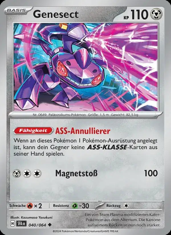 Genesect 040/064 – Pokémon Nebel der Sagen Karte