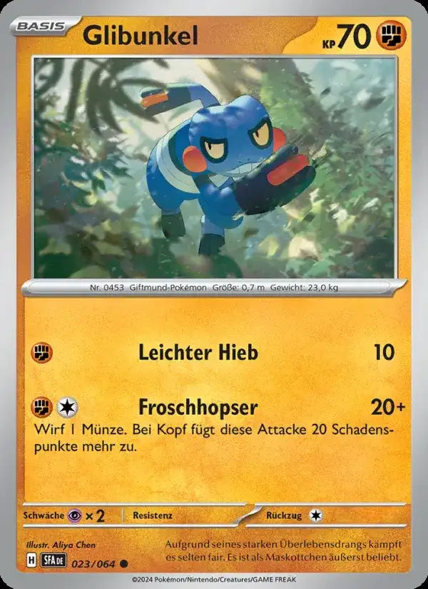 Glibunkel 023/064 – Pokémon Nebel der Sagen Karte