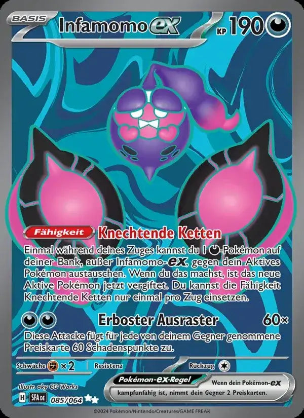 Infamomo ex 085/064 – Pokémon Nebel der Sagen Karte