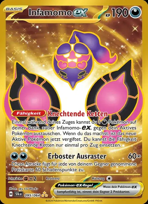 Infamomo ex 095/064 – Pokémon Nebel der Sagen Karte