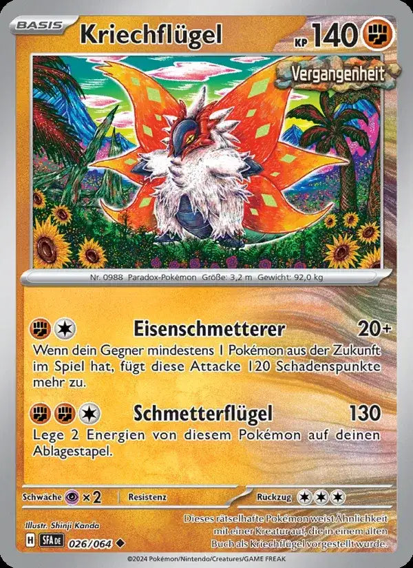 Kriechflugel 026/064 – Pokémon Nebel der Sagen Karte