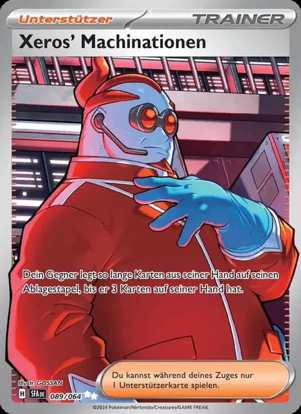 Xeros machinationen 089/064 – Pokémon Nebel der Sagen Karte