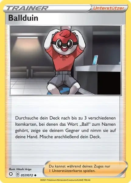 ballduin 057/072 – Pokémon Glänzendes Schicksal Karte