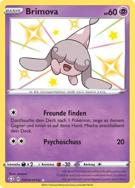 Brimova SV054/SV122 – Pokémon Glänzendes Schicksal Karte