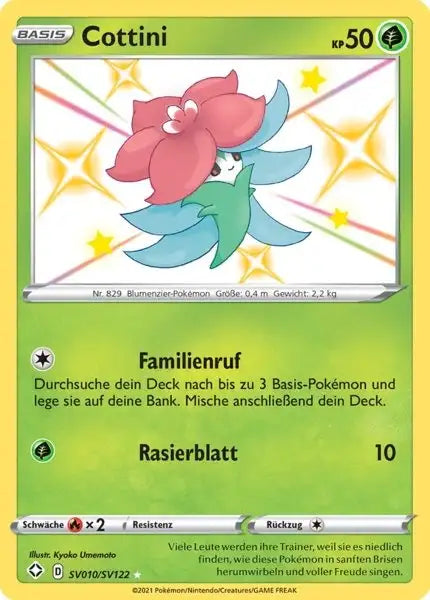 Cottini SV010/SV122 – Pokémon Glänzendes Schicksal Karte
