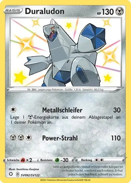 Duraludon SV092/SV122 – Pokémon Glänzendes Schicksal Karte