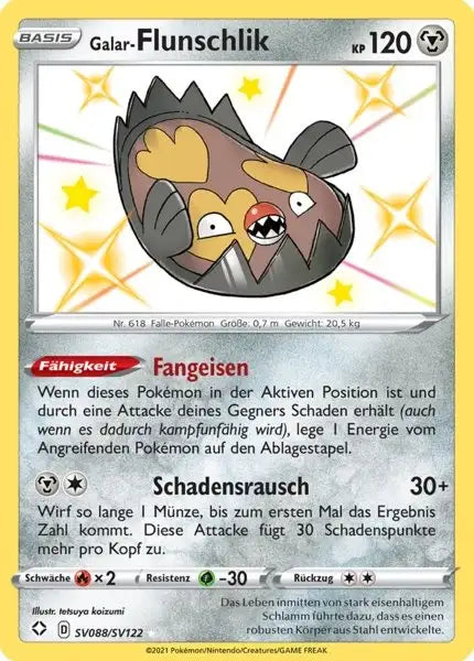 Galar Flunschlik SV088/SV122 – Pokémon Glänzendes Schicksal Karte
