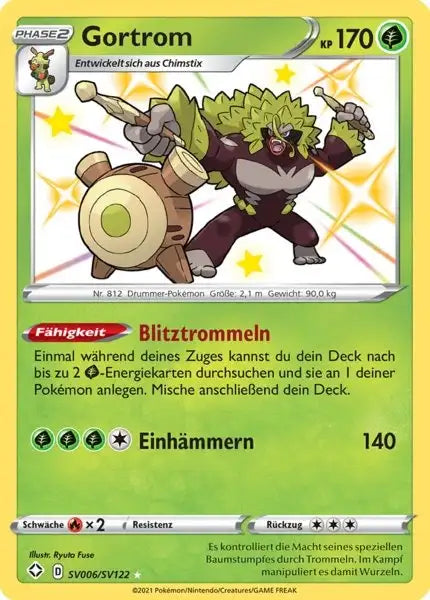 Gortrom SV006/SV122 – Pokémon Glänzendes Schicksal Karte