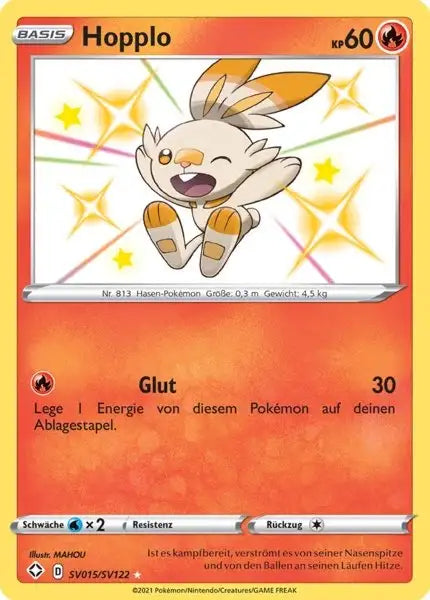 Hopplo SV015/SV122 – Pokémon Glänzendes Schicksal Karte