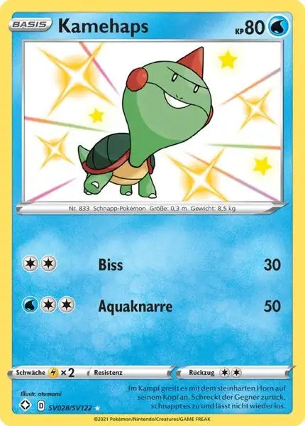 Kamehaps SV028/SV122 – Pokémon Glänzendes Schicksal Karte