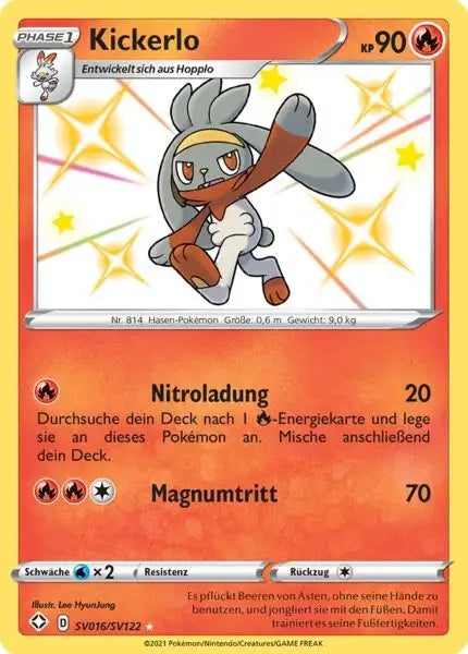 Kickerlo SV016/SV122 – Pokémon Glänzendes Schicksal Karte