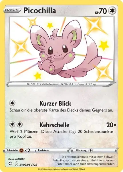 Picochilla SV093/SV122 – Pokémon Glänzendes Schicksal Karte