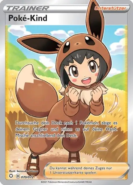 poke kind 070/072 – Pokémon Glänzendes Schicksal Karte