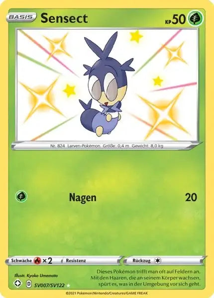 Sensect SV007/SV122 – Pokémon Glänzendes Schicksal Karte