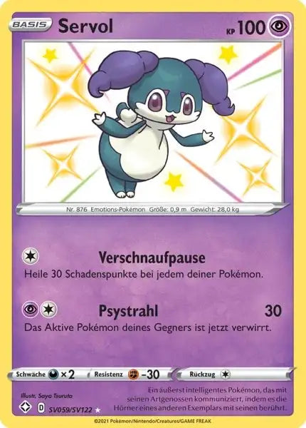 Servol SV059/SV122 – Pokémon Glänzendes Schicksal Karte