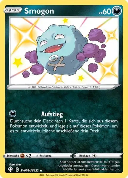 Smogon SV076/SV122 – Pokémon Glänzendes Schicksal Karte