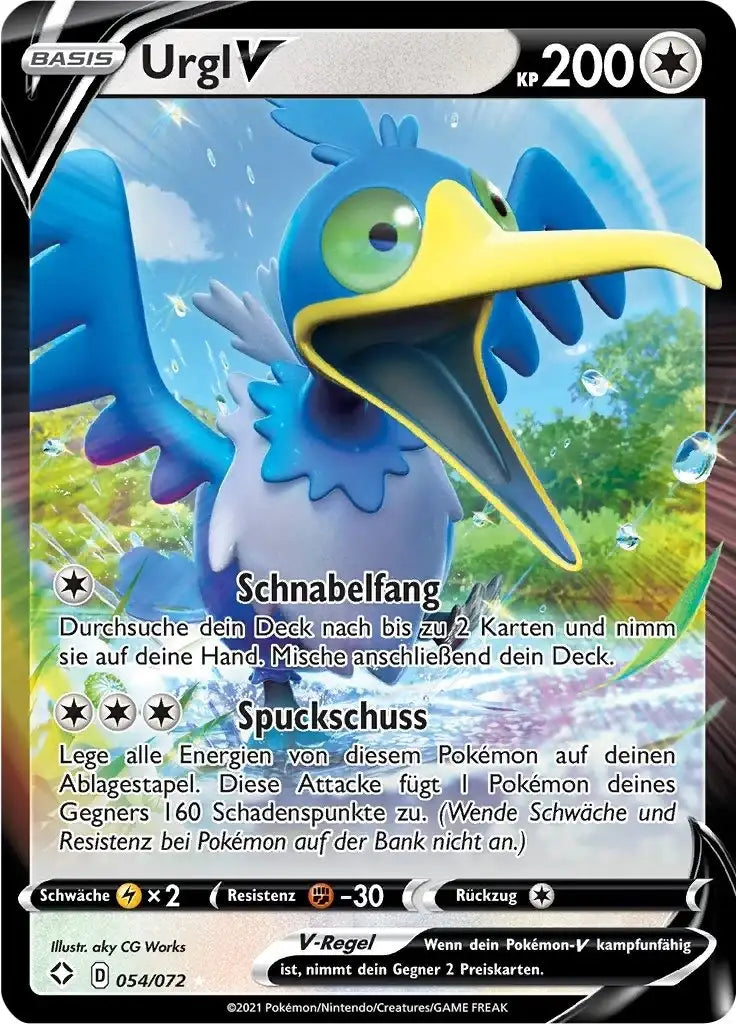 urgl v 054/072 – Pokémon Glänzendes Schicksal Karte
