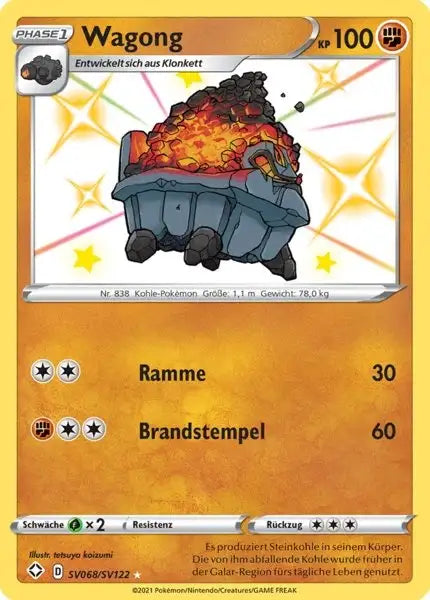 Wagong SV068/SV122 – Pokémon Glänzendes Schicksal Karte