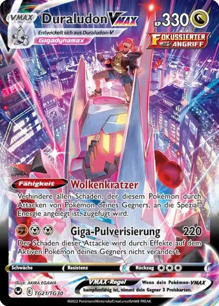 Duraludon VMAX TG21 – Pokémon Silberne Sturmwinde Karte
