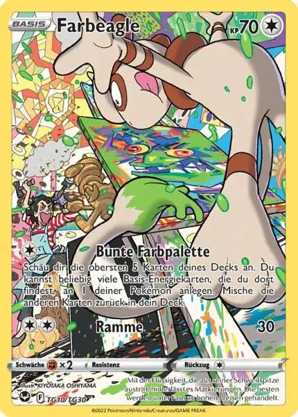 Farbeagle TG10 – Pokémon Silberne Sturmwinde Karte