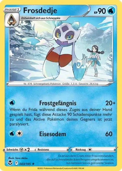 Frosdedje 043/195 – Pokémon Silberne Sturmwinde Karte