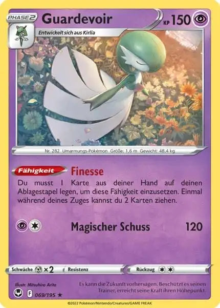 Guardevoir 069/195 – Pokémon Silberne Sturmwinde Karte