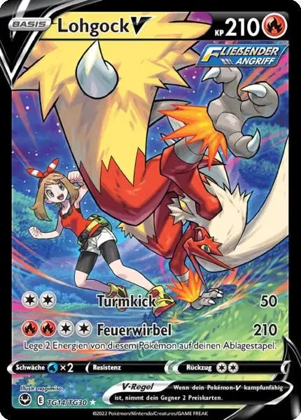Lohgock V TG14 – Pokémon Silberne Sturmwinde Karte