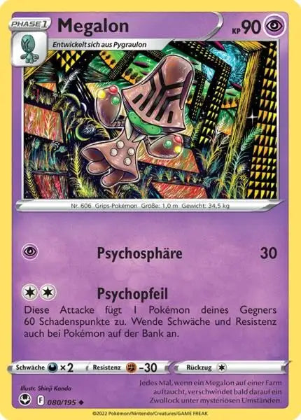 Megalon 080/195 – Pokémon Silberne Sturmwinde Karte