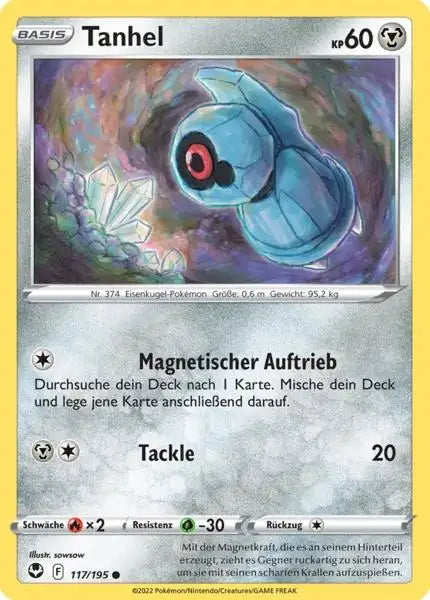Tanhel 117/195 – Pokémon Silberne Sturmwinde Karte