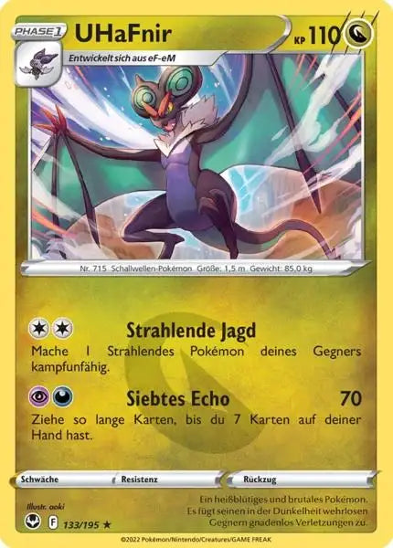 UHaFnir 133/195 – Pokémon Silberne Sturmwinde Karte