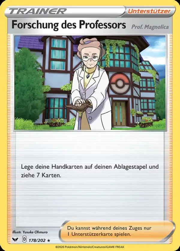 forschung des professors 178/202 – Pokémon Schwert & Schild Karte