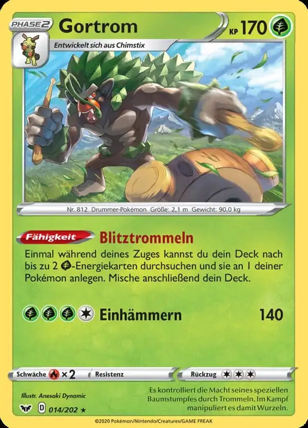 gortrom 014/202 – Pokémon Schwert & Schild Karte