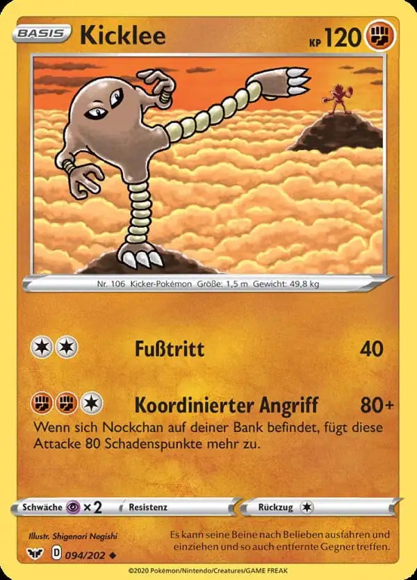 kicklee 094/202 – Pokémon Schwert & Schild Karte
