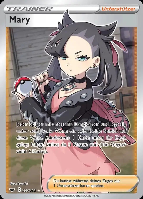 mary 200/202 – Pokémon Schwert & Schild Karte