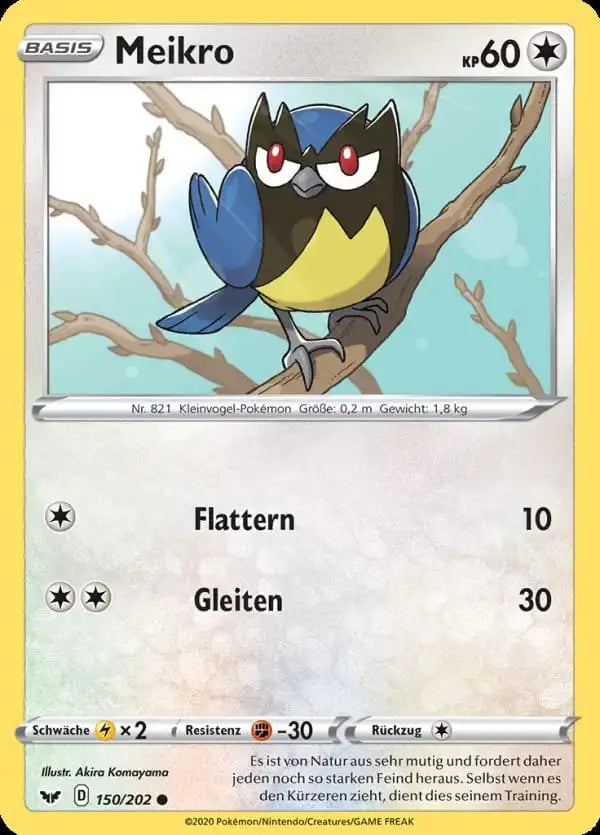 meikro 150/202 – Pokémon Schwert & Schild Karte