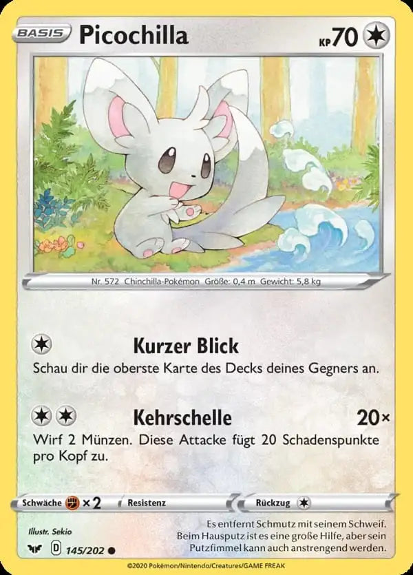 picochilla 145/202 – Pokémon Schwert & Schild Karte
