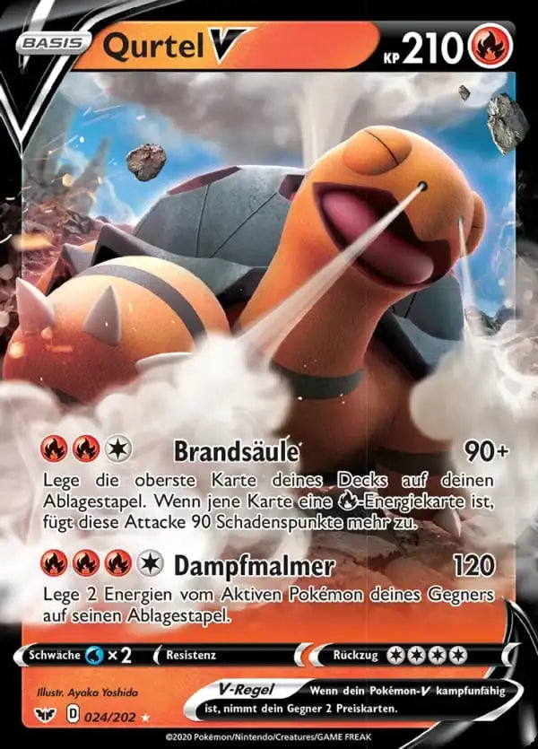 qurtel v 024/202 – Pokémon Schwert & Schild Karte